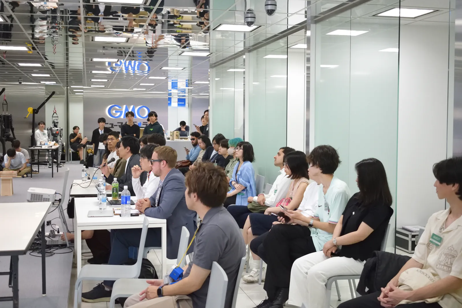 Participants watching demos on Day 2